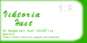 viktoria hust business card